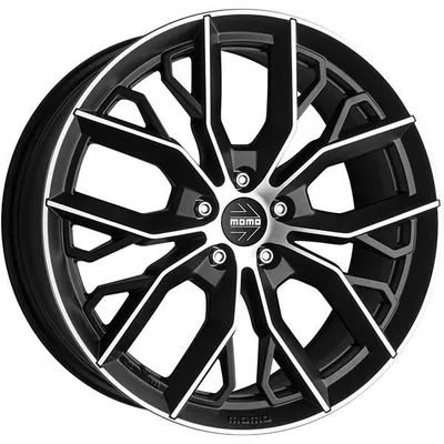 Obrázek produktu pro litá kola MOMO Massimo 8x18 5x112 ET 48 MATT BLACK POLISHED