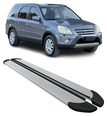 Image de Marchepieds Latéraux pédale pour Honda CR-V 2002-2006 Aluminium Argent 2Pcs