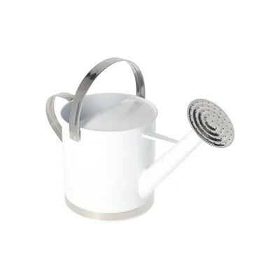 Produktbild von Traumschöne Gießkanne BLANCO, verzinkter Stahl, 4,7 L, weiß