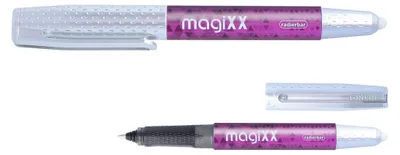 Image de ONLINE® 55003/3D ONLINE® MagiXX Roller violet/argent 0,7 mm, Couleur d'encre : bleu, 1 pc.
