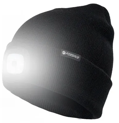 Obrázek produktu pro Zimní čepice s LED svítilnou USB