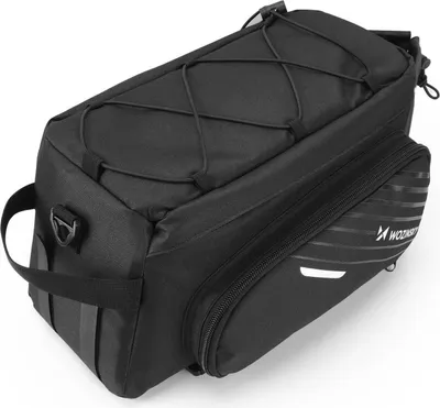Image de Wozinsky 9L Shoulder Strap Bike Bag (Rain Cover Included) Black (Wbb22Bk)