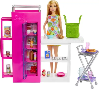Immagine prodotto di MATTEL Barbie set dispensa + bambola HJV38