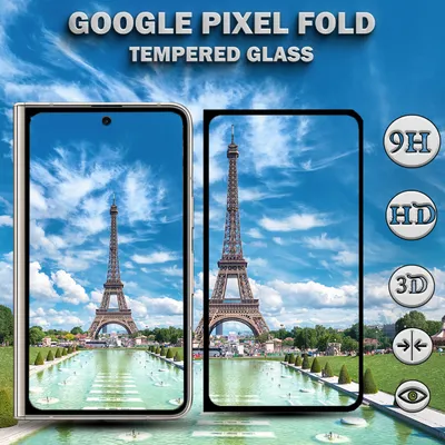 Obrázek produktu pro GOOGLE PIXEL FOLD - Tvrzené sklo 9H - Vysoce kvalitní 3D ochrana displeje