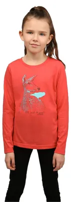 Image de Icepeak - T-shirt « Kiowa » pour enfants, manches longues PP10133 (170) (rose)