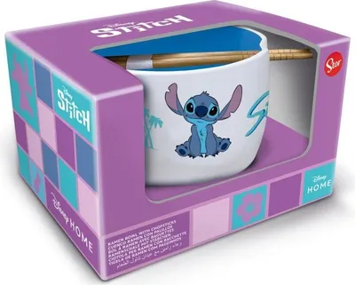 Obrázok produktu pre Miska Ramen Lilo i Stitch z pałeczkami, ceramiczna 0,5 l