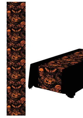 Produktbild von Gotischer Kürbis Tischläufer 28 x 275cm