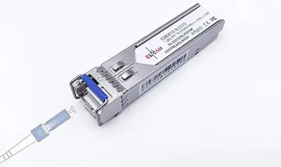 Produktbild von Elfcam - 1x SFP BIDI Modul 1,25 Gbps - LC/UPC Singlemode, DDM 10 km, Kompatibel mit Cisco, Huawei, Mikrotik, D-Link, TX 1310nm / RX 1550nm