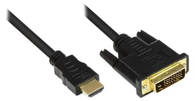 Produktbild von Good Connections Kabel HDMI-St.-DVI-D 24+1 St. schwarz 1m