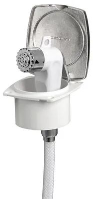 Produktbild von New Edge VA-Stahl-Deckdusche PVC-Schlauch 2,5 m , 1 Stück
