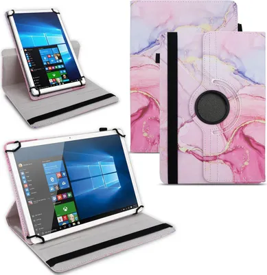 Produktbild von Universal Tablet Hülle 10 - 10.1 - 11 Zoll Tasche Schutzhülle 360° Drehbar CaseFarben:Motiv 19