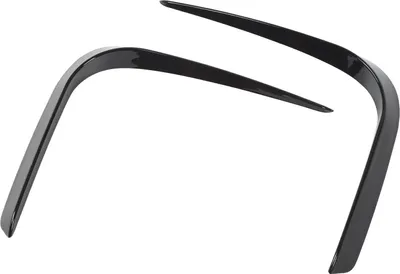 Image de 1 paire de spoiler de pare-chocs avant, noir clair, gauche et droite, habillage splitter, convient pour X5 G05 M Sport 2019 à 2023
