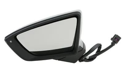 Produktbild von Außenspiegel passend für Seat Leon 5F 09/12- Links Fahrerseite grundiert 5F1857507N 5F0857537B 5F0857537BGRU 5F0949101 5F1857507D 5F185 Johns