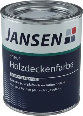 Produktbild von Jansen ISO-HDF Holzdeckenfarbe 2,5 Liter seidenglänzend