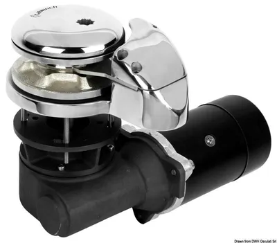 Zdjęcie produktu dla Wciągarka kotwiczna ITALWINCH Orchid 12 V, 1700 W, bez bębna, 10 mm – Osculati 02.405.11