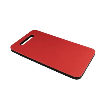 Produktbild von KNEETEK Kniekissen BlackRedPad | 450 x 245 x 20 mm | 114g | optimale Entlastung beim Arbeiten auf Knien | Knieschutzpolster geeignet für Klempner, Elektriker, Fliesenleger, Handwerker und Bauarbeiter