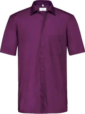Produktbild von GREIFF Herren Hemd Regular Fit 1/2 Arm 6666-1120-60 Gr. 37/38 brombeere