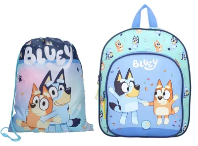 Produktbild von Bluey-Taschen-Set: Rucksack und Sporttasche