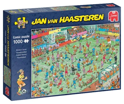 Produktbild von Jan van Haasteren Women's Soccer 1000 Teile Puzzle