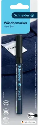Produktbild von Schneider Schreibgeräte Maxx 248, Schwarz, Rundspitze, Schwarz, Blau, 1 mm, 10 Stück(e), Xylol, Toluol