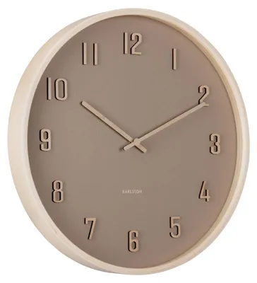 Produktbild von WANDUHR Nervadura - Braun - 40,8/40,8/ cm