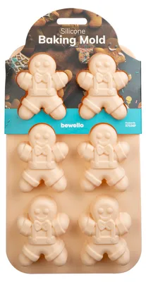 Produktbild von Silikonbackform - Lebkuchen - 17,9 x 29,5 x 2,7 cm 1 Stück [57536P].