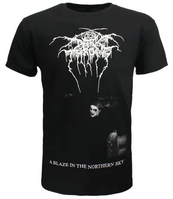 Obrázok produktu pre Tričko Darkthrone s motívom albumu „A Blaze In The Northern Sky“ - veľkosť L