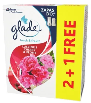 Obrázek produktu pro Glade osvěžovač vzduchu Cherry a Peonia 3 x 10 ml