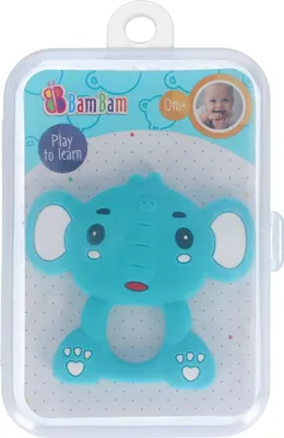 Produktbild von Bam Bam Elefant Beißring 9x14x2