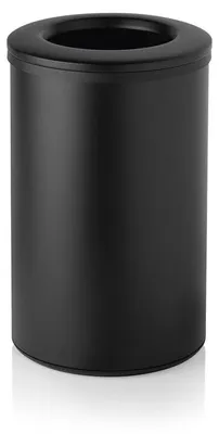 Produktbild von 2x Abfalleimer, Ø 35,5 cm, 40 ltr., schwarz