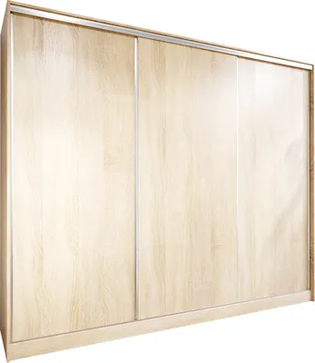 Produktbild von Schiebetürenschrank mit Schubladen Kleiderschrank Schwebetürenschrank BRITTA D 250 sonoma