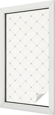 Obrázok produktu pre Vitrážová fólia na okno - 100x100 cm - vitrážový vzor - nepriehľadná dekoratívna fólia na ochranu súkromia - samolepiaca, ochrana proti UV žiareniu - geometrický vzor
