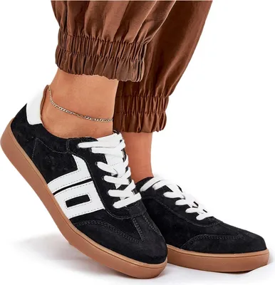 Zdjęcie produktu dla Sneakersy Buty Sportowe Zamszowe Vinceza 79517 Czarne 37