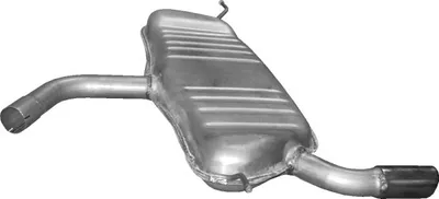 Produktbild von POLMO 01.121 Endschalldämpfer für VW GOLF VI (5K1) Auspuff