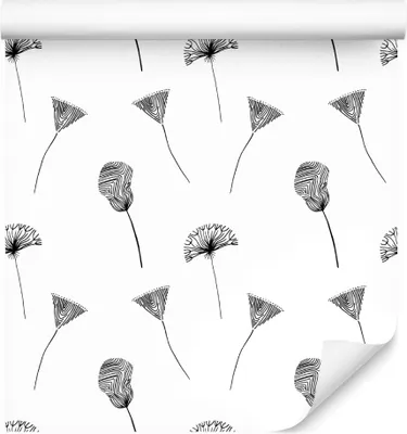 Produktbild von 10m VLIES TAPETE Rolle Natur Blumen Pusteblumen Abstrakt Geometrisch XXL