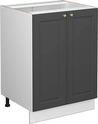 Produktbild von Küchenunterschrank Vicco Fame-Line Anthrazit-Gold 60 cm ohne Arbeitsplatte, Model 37984