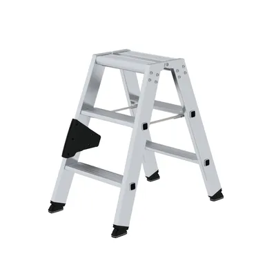 Produktbild von MUNK Stehleiter mit ergo-pad beidseitig begehbar 2x3 Stufen