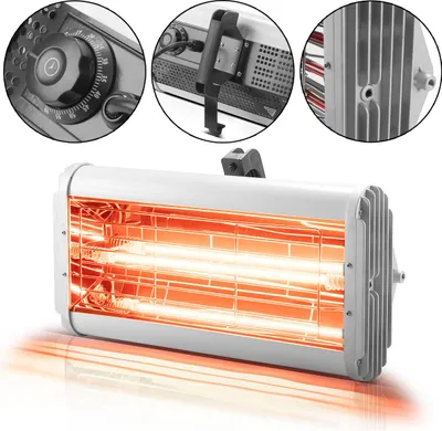 Zdjęcie produktu dla STAHLWERK Suszarka do farb na podczerwień MIL-1200 ST o mocy 1200 W