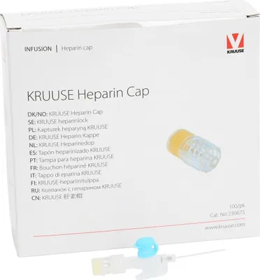 Produktbild von Kruuse Mit Heparin-katheterverschluss 100 Einheiten Durchsichtig Durchsichtig One Size