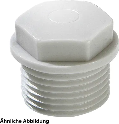 Immagine prodotto di WISKA Raccordo a vite chiuso M40x1,5 WN-M40 esagonale Plastica elastica Lunghezza filettatura 16,0 mm - 1 pezzo