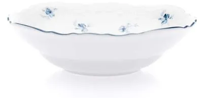 Produktbild von Kompottschale, tschechisches Porzellan, Bernadotte, 16 cm, blaue Rosen, Thun 1794