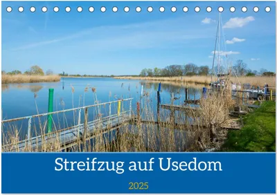 Produktbild von Streifzug auf Usedom (Tischkalender 2025 DIN A5 quer), CALVENDO Monatskalender