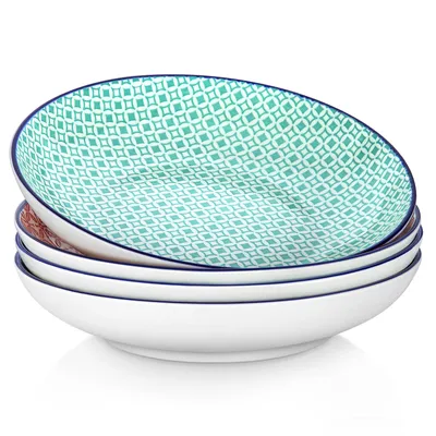 Obrázek produktu pro vancasso MACARON porcelánové polévkové mísy, talíře na těstoviny, mísy na nudle, mísy na ramen, salátové mísy, víceúčelové mísy