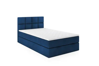 Produktbild von VELAR Boxspringbett mit bettkasten "OLAF", 120 cm, BLAU