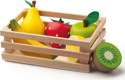 Produktbild von KINDER SPIELZEUG HOLZLEBENSMITTEL OBST Spielküche Küche Lebensmittel Holz