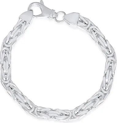Produktbild von JEWLIX Herrenarmband 925 Sterlingsilber 5,7 mm Königsarmband