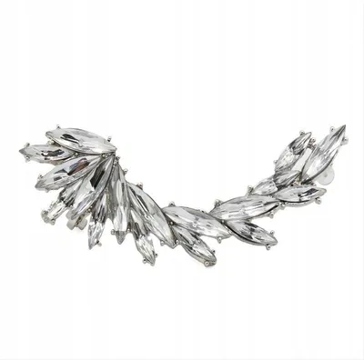 Image de COLLUSION D'OREILLES AVEC CRISTAUX Clip Boucles d'oreilles pour dames