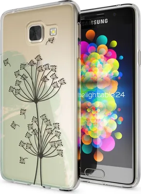 Produktbild von Samsung Galaxy A3 2016 Handy Hülle von NALIA, Silikon Cover Motiv TPU Case Schutz Dandelion Bubbles