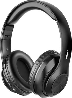 Zdjęcie produktu dla Inkax, zestaw słuchawkowy Bluetooth z mikrofonem i przyciskami sterowania, czarny