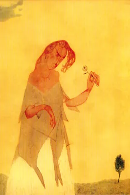 Produktbild von Paul Klee Kunstdruck Bild - Hesitation, 1906 (120 x 80 cm)